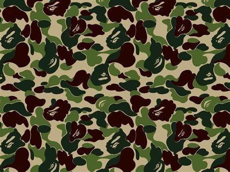 bape camo logo.